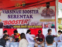 Polresta Deli Serdang Terus Gelar Vaksinasi Massal di Bulan Ramadhan