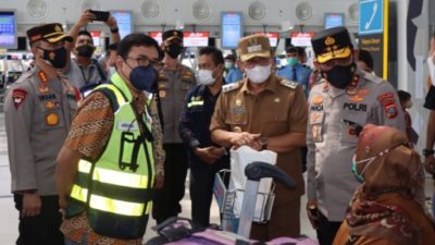 Kapoldasu Cek Kesiapan Pos Pelayanan Bandara KNIA Jelang Hari Raya Idul Fitri