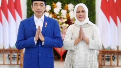 Jokowi dan Ibu Iriana : Selamat Idul Fitri 1443 H Mohon Maaf Lahir dan Batin