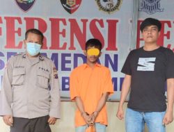 Reskrim Polsek Medan Area Ringkus Tersangka Curi Meteran Air