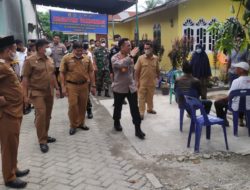 Kapolresta Deli Serdang Tinjau Vaksinasi Hewan di Desa Sugiharjo Batang Kuis