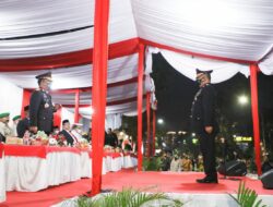 Peringati HUT RI ke-77 Tahun, Kapolda Sumut Pimpin Upacara Taptu