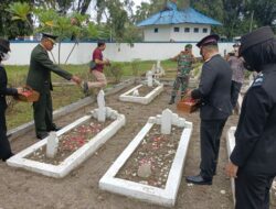 Dihari Pahlawan, Kapolresta Deli Serdang  Ziarah dan Tabur Bunga ke TMP Lubuk Pakam