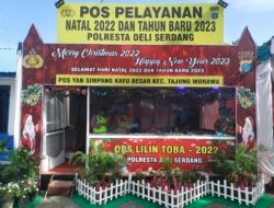 Malam Natal Wilkum Polresta Deli Serdang  Aman dan Kondusif