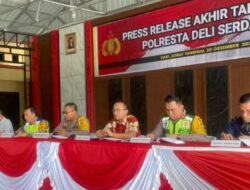 Polresta Deli Serdang Paparkan Pencapaiannya di Tahun 2022 