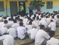 Sat Lantas Polresta Deli Serdang Ajak Anak Sekolah Tertib Berlalu Lintas
