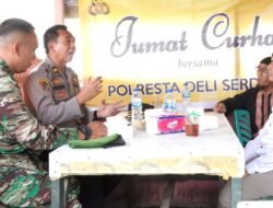 Jumat Curhat Polresta Deli Serdang di Warkop  Pak Aldi