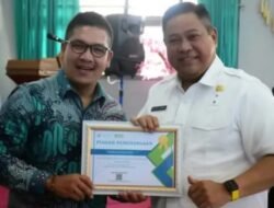 BPS Beri Penghargaan kepada Dinas Pertanian Ketahanan Pangan dan Perikanan Dairi