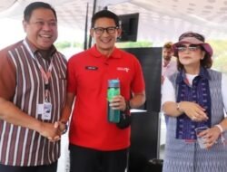 Bertemu Menparekraf, Bupati Dairi Kenalkan Stand Booth F1H2O