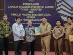 Kepala BPK Perwakilan Sumut Apresiasi Pemkab Dairi Cepat Menyerahkan LKPD