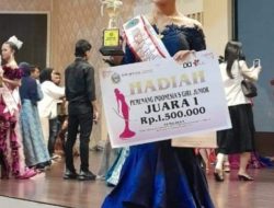 Boru Siahaan Putri Dairi Juara 1 Indonesia’s Girl Junior Sumut 2023