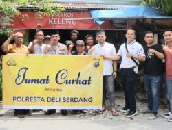 Polresta Deli Serdang Duduk Bersama dan Terima Keluhan Warga di ‘Jumat Curhat’