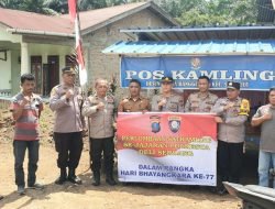 Sambut HUT Bhayangkara, Polresta Deli Serdang Gelar Perlombaan Pos Siskamling