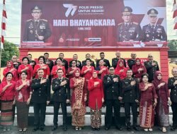 Polresta Deli Serdang Gelar Upacara Peringatan Hari Bhayangkara Ke – 77