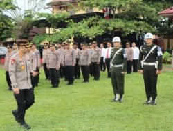 Polresta Deli Serdang Apel Gelar Pasukan Ops Patuh Toba 2023