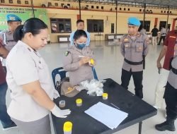 Propam Polresta Deli Serdang Test Urine Personil
