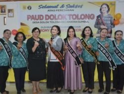 Bunda PAUD Dairi Resmikan Sekolah PAUD Dolok Tolong Pasar Lama Sumbul