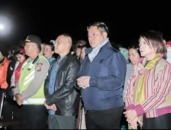 Bupati Eddy Berutu Hadiri KKR di Stadion Utama Sidikalang