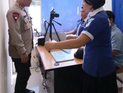 Kapolres Binjai Cek Mekanisme Pembuatan SIM dI Satpas