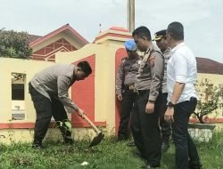 Polresta Deli Serdang Rayakan HUT RI Ke 78 dengan Nanam Pohon di Mapolresta 