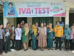 PKK Provsu Evaluasi Pelaksanaan IVA Test Kecamatan Laeparira Dairi Masuk Nominasi Binaan Terbaik