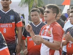 Sambut HUT Kemenkumham HDKD ke-78 Rutan Kelas 1 Medan Adakan Tanding Volly