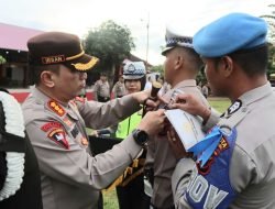 Kapolresta Deli Serdang Pimpin Apel Gelar Pasukan Ops Zebra Toba 2023