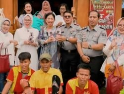 Rombongan DWP Pusat Kunjungi Rutan Kelas I Medan Lihat Karya Produk WBP