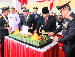 Kapolda Sumut Hadiri Upacara Peringatan HUT TNI Ke-78 