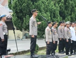 Polres Sergai Gelar Pelatihan Pra Ops Terpusat Mantap Brata Toba 2023-2024