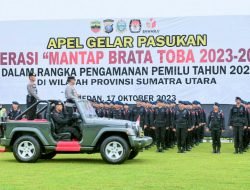 Kapolda Sumut Pimpin Gelar Pasukan Ops Mantap Brata 2023-2024