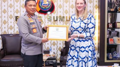 Jaga Lingkungan dan Satwa, Polda Sumut Terima Penghargaan dari Kedubes Amerika