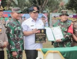 Berakhirnya TMMD, Bupati Dairi Sampaikan Terimakasih kepada TNI Sudah Bantu  Pembangunan