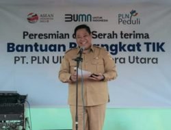 Bupati Dairi Ucapkan Terima Kasih kepada PLN Turut Mencerdaskan Bangsa