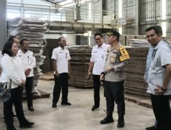 Kapolresta Deli Serdang Tinjau dan Cek Gudang Logistik KPU