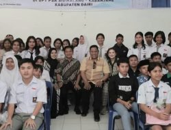 Bupati Dairi Dampingi Pj Gubsu Kunjungi Panti Asuhan 