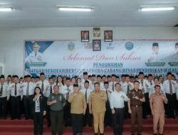 Satgas Sekolah Bersih Narkoba Dikukuhkan, Bupati Eddy Berutu Ajak Selamatkan Anak Bangsa