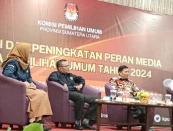 KPU Sumut Adakan Diskusi Bersama Media di Emerald Garden Medan