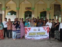 Jumat Curhat, Kapolresta Deli Serdang Duduk Bersama Warga Dengarkan Keluhan Langsung