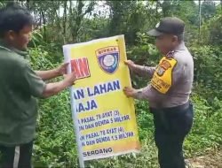 Cegah Karhutla, Polsek Gunung Meriah Himbau Pencegahan Karhutla ke Masyarakat