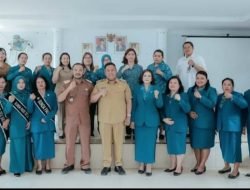 Bupati Eddy Berutu Motivasi Kades dan Ketua PKK Desa Memanfaatkan Potensi Desanya