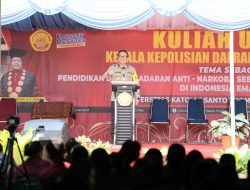 Kapolda Sumut Beri Kuliah Umum Bahaya Narkoba di UNIKA Medan