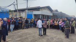 Wacana Pembayaran THR Dicicil 3 Kali, Karyawan PT.KPL di Tegal Alur Lakukan Aksi Protes