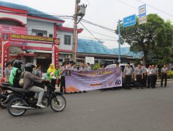 Peringati Hari Bakti Pemasyarakatan ke 60, Lapas Binjai Berbagi Takjil Kepada Para Pengguna Jalan