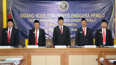 Sidang DKPP, Saut Boang Manalu Periksa Dugaan Pelanggaran Kode Etik Penyelenggara Pemilu