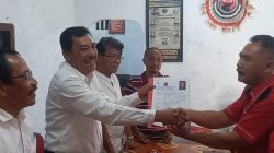 Pantas Sitindaon Datang Dari Surabaya Mendaftar Di DPC PDIP Kab. Samosir