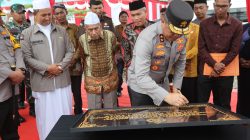 Kapolda Sumut Kunjungi Padang Lawas dan Letakkan Batu Pertama Gedung SPKT