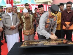 Kapolda Sumut Kunjungi Padang Lawas dan Letakkan Batu Pertama Gedung SPKT
