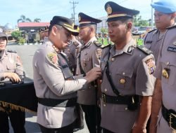 Kapolresta Deli Serdang Pimpin Sertijab 2 Kabag dan 5 Kapolsek Jajaran