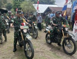 Progres Pelaksanaan Program TMMD ke-121 Kodim 0210/TU Ditinjau Tim Wasev Mabes TNI